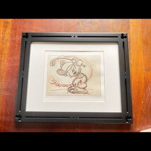 Sketch Print Caddy 1941 Animation Mickey Mouse